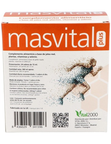 Masvital Plus 20Sbrs. de Vital 2000