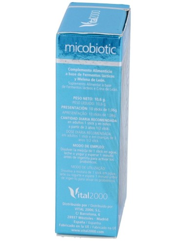 Micobiotic 10Sticks de Vital 2000