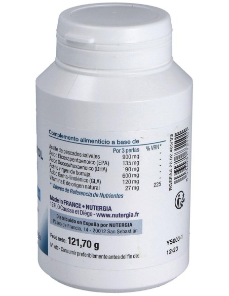 Synerviol (Aceite De Pescado) 180Perlas de Nutergia