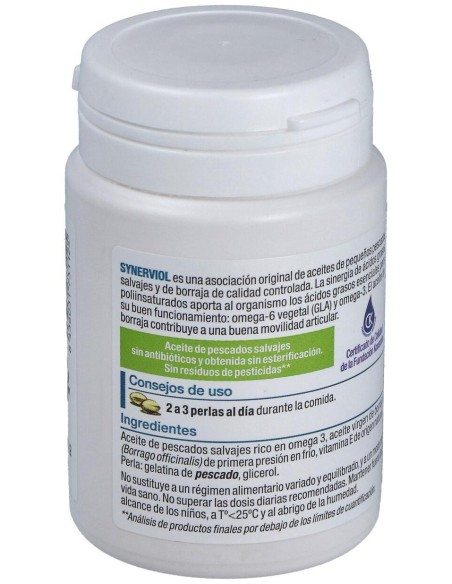 Synerviol 60Perlas de Nutergia