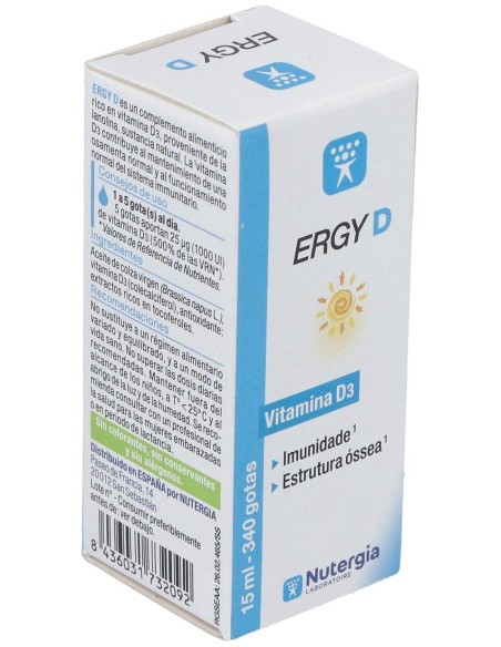 Ergy-D 15Ml. de Nutergia