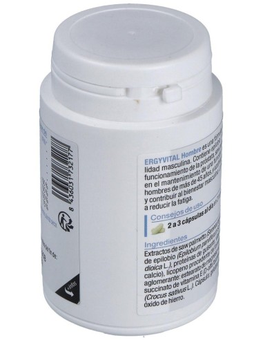 Ergyvital Hombre 60Cap. de Nutergia