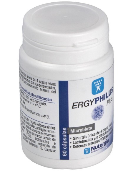 Ergyphilus Plus 60 capsulas (Refrigeracion) de Nutergia