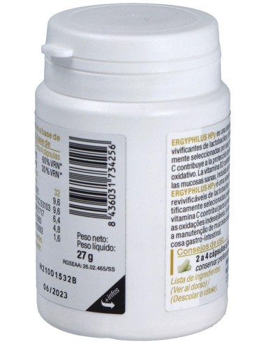 Ergyphilus Hpy 60Cap. (Refrigeracion) de Nutergia