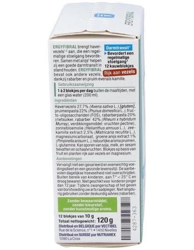 Ergyfibral 12Cubos de Nutergia