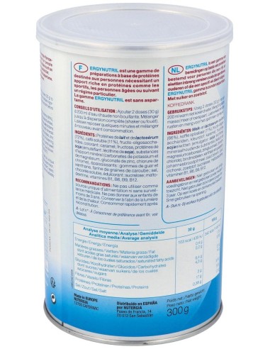 Ergynutril (Proteinas) Cafe Polvo 300Gr. de Nutergia