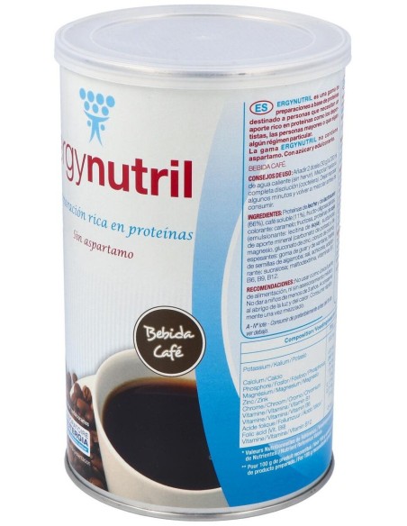 Ergynutril (Proteinas) Cafe Polvo 300Gr. de Nutergia