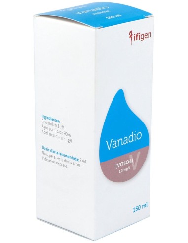 Vanadio (V) Oligoelementos 150Ml. de Ifigen