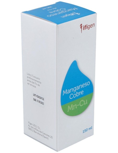 Manganeso-Cobre (Mn-Cu) Oligoelementos 150Ml. de Ifigen