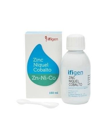 Zinc-Niquel-Cobalto (Zn-Ni-Co) Oligoelemento 150Ml de Ifigen
