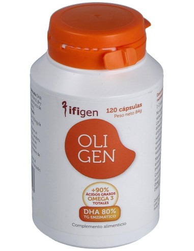 Oligen Dha 80% Tg Enzimatico 120Cap. de Ifigen