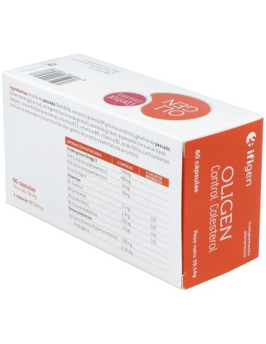 Oligen Control Colesterol 60Cap. de Ifigen
