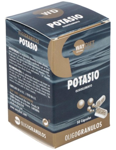 Potasio Oligogranulos 50Caps. de Waydiet Natural Products