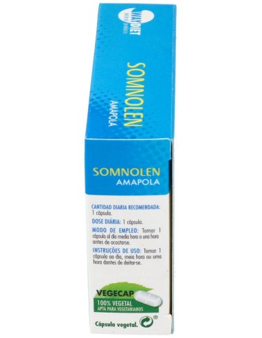 Somnolen Amapola 30Caps. de Waydiet Natural Products