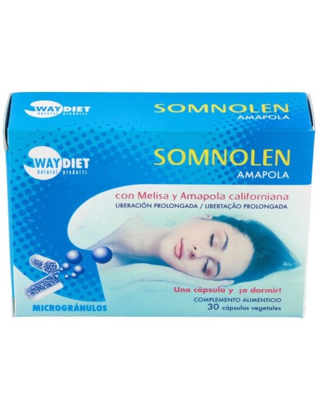 Somnolen Amapola 30Caps. de Waydiet Natural Products