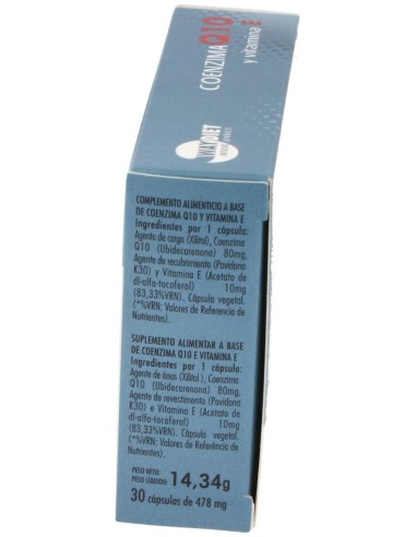 Q10 + Vit E 30Caps. de Waydiet Natural Products