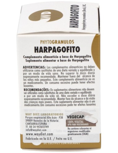Harpagofito Phytogranulos 45Caps. de Waydiet Natural Products