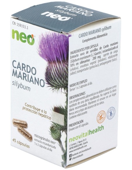 Cardo Mariano Microgranulos Neo 45Cap. de Neo
