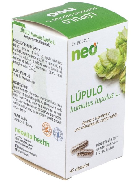 Lupulo Microgranulos Neo 45Cap. de Neo