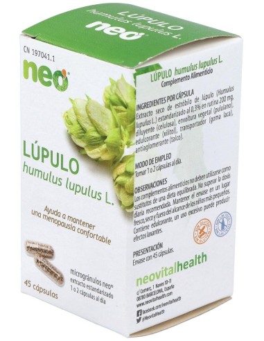 Lupulo Microgranulos Neo 45Cap. de Neo