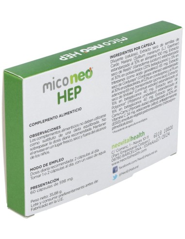 Mico Neo Hep 60Cap. de Neo