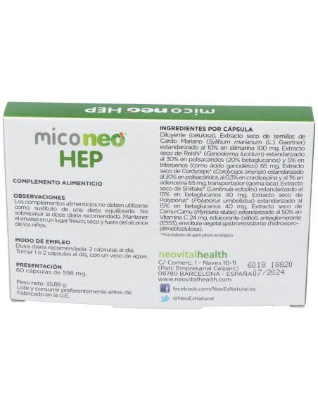 Mico Neo Hep 60Cap. de Neo