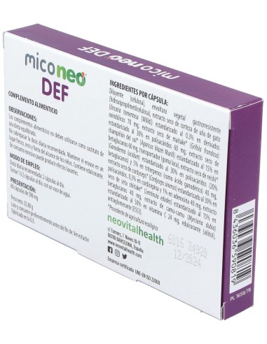 Mico Neo Def 60Cap. de Neo