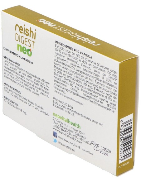 Reishi Digest Neo 30Cap. de Neo