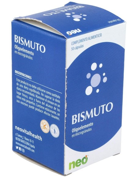 Bismuto Microgranulos Neo 50Cap. de Neo