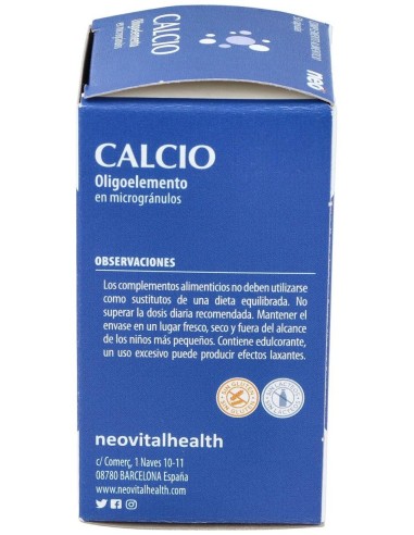 Calcio Microgranulos Neo 50Cap. de Neo