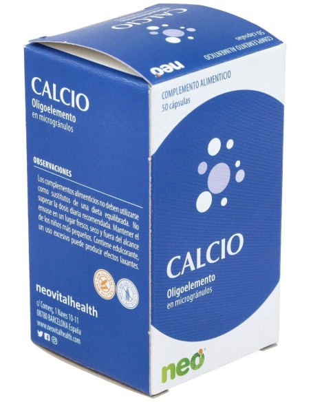Calcio Microgranulos Neo 50Cap. de Neo