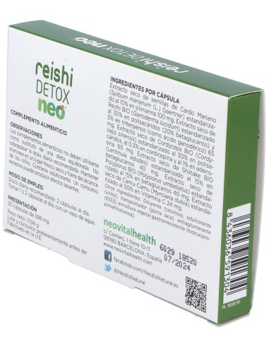 Reishi Detox Neo 30Cap. de Neo