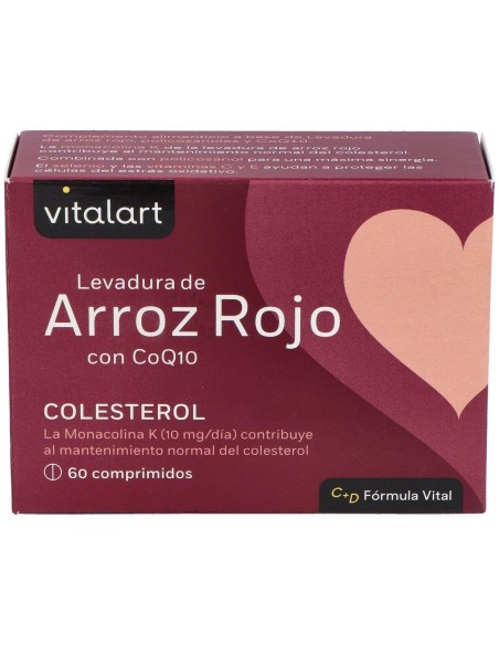 Vitalart Arroz Rojo Coq10 60 Comp de Vitalart