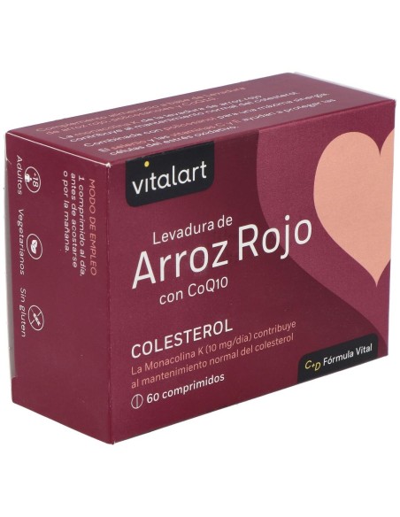 Vitalart Arroz Rojo Coq10 60 Comp de Vitalart