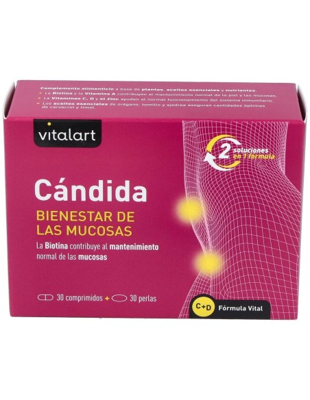 Vitalart Candida 30 Comp.+30 Perlas de Vitalart