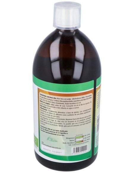 Jugo Aloe Vera Bio 1Litro de Drasanvi