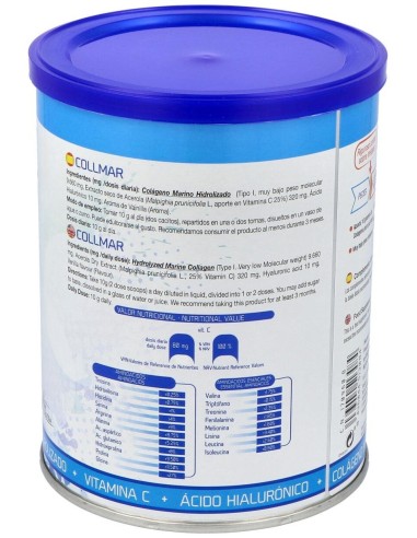 Collmar Colageno Marino Hidrolizado Vainilla 275Gr de Drasanvi