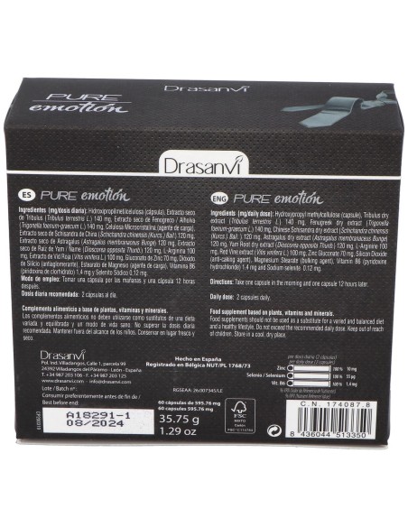 Pure Emotion Hombre 60Cap. de Drasanvi