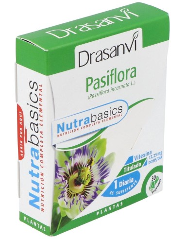 Pasiflora 30 Capsulas Nutrabasicos Drasanvi