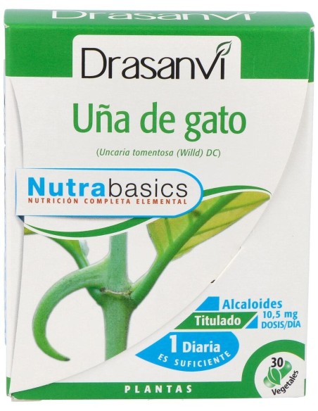 Uña Gato 30 Capsulas Nutrabasicos Drasanvi