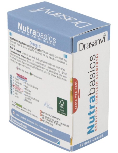Nutrabasics Omega 3 48Perlas de Drasanvi
