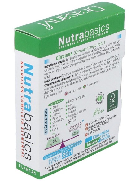 Nutrabasics Curcuma 24Cap. de Drasanvi