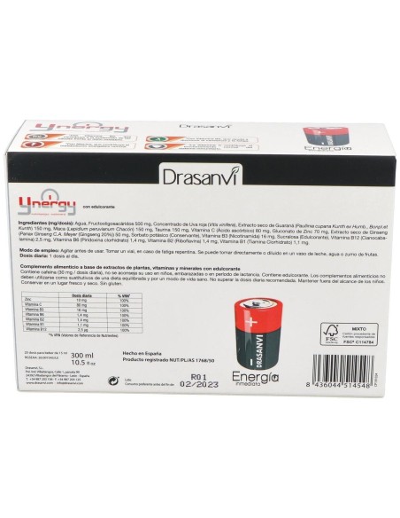 Ynergy Energia Inmediata 20X15Ml Viales Drasanvi