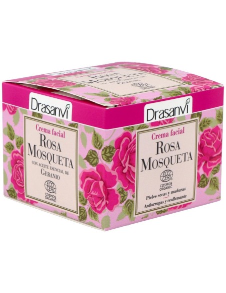 Crema Facial Rosa Mosqueta 50Ml. Ecocert Bio de Drasanvi