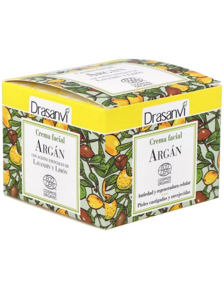 Crema Facial Argan 50Ml. Ecocert Bio de Drasanvi