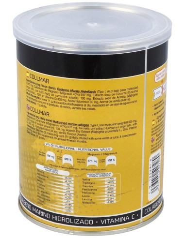 Collmar Magnesio Curcuma Vainilla 300G Drasanvi