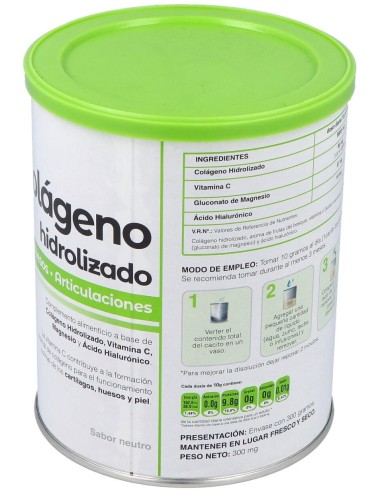 Colageno Hidrolizado 300Gr. de B.Green (Lab. Lebudit)