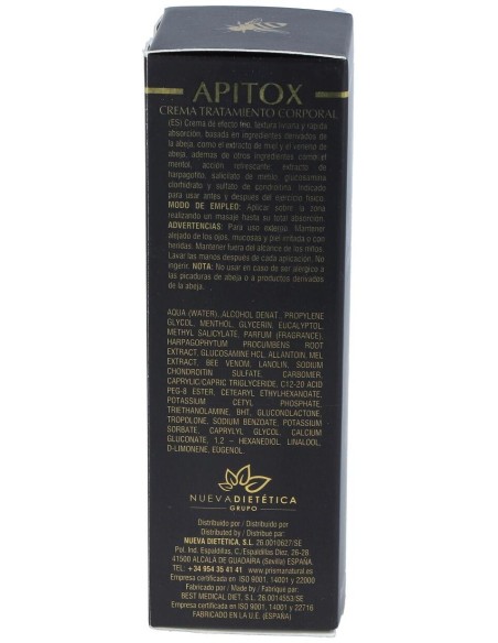 Apitox Crema Anti-Dolor Tubo 100 Mililitros Prisma Natural
