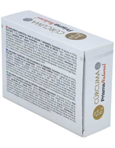 Curcuma 30 Caps   de Prisma Natural