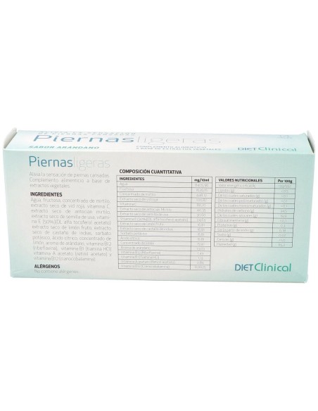 Piernas Ligeras 14Viales de Diet Clinical